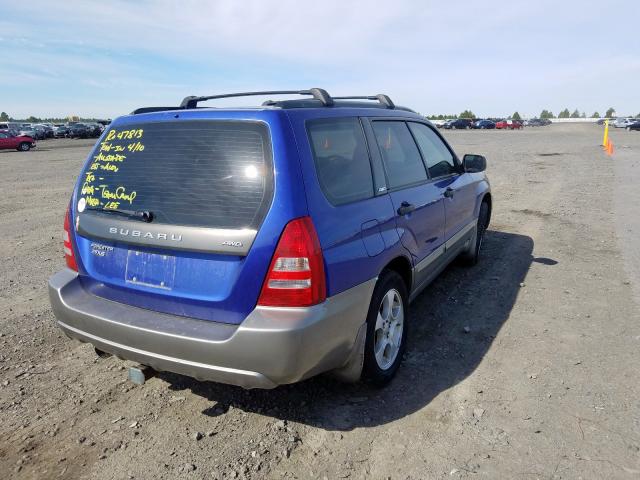 JF1SG65653H758836 - 2003 SUBARU FORESTER 2.5XS  photo 4