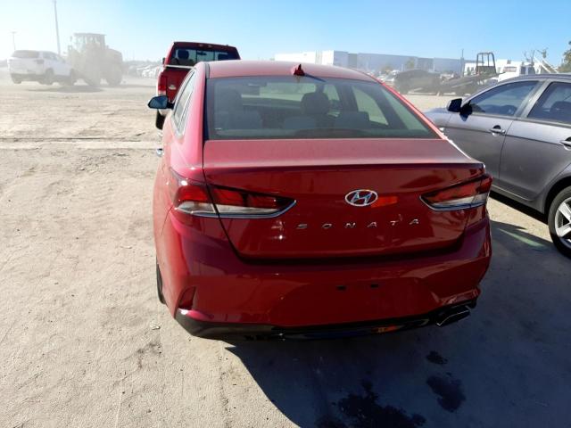 5NPE34AF1JH712609 - 2018 HYUNDAI SONATA SPO RED photo 6