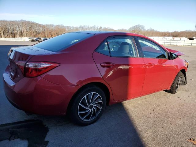 2T1BURHE8HC820166 - 2017 TOYOTA COROLLA L RED photo 3