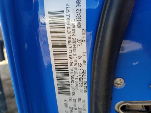 3C6UR5DL9JG191852 - 2018 RAM 2500 SLT 蓝色 照片 12