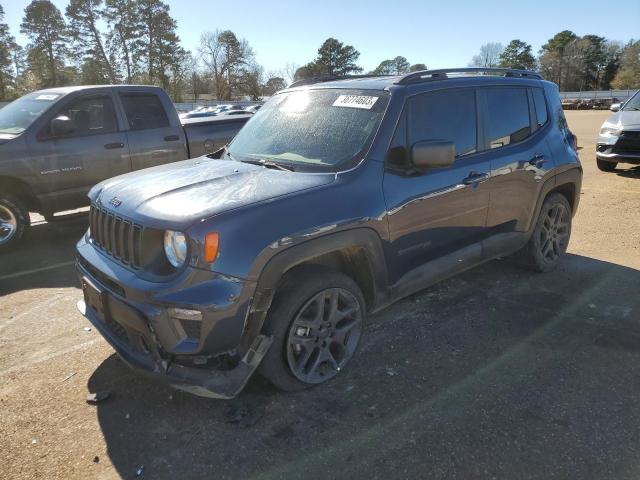 ZACNJDBBXMPN23497 - 2021 JEEP RENEGADE LATITUDE BLUE photo 1