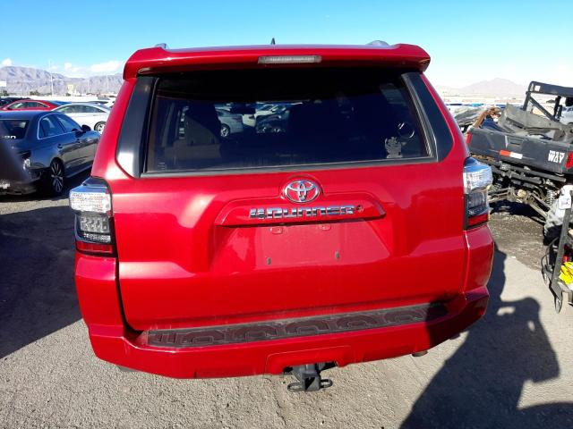 JTEZU5JR0E5077978 - 2014 TOYOTA 4RUNNER SR5 RED photo 6