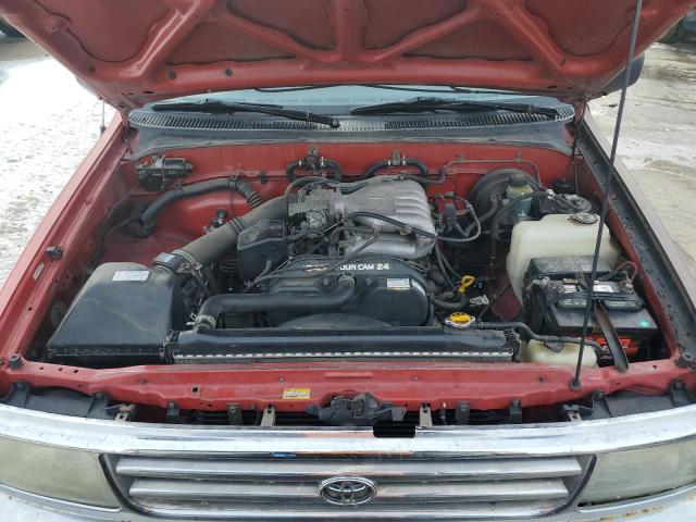 JT4VD12E0S0009650 - 1995 TOYOTA T100 XTRACAB RED photo 11