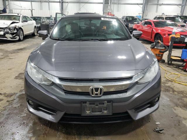 2HGFC3B77GH362234 - 2016 HONDA CIVIC EXL ნაცრისფერი ფოტო 5