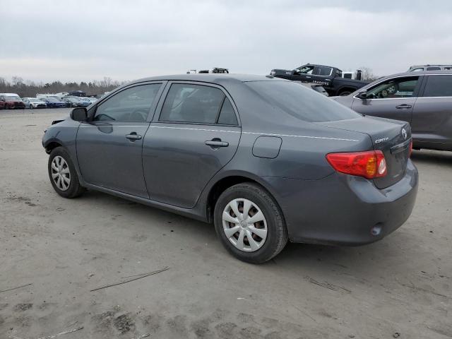 2T1BU40E29C187826 - 2009 TOYOTA COROLLA BASE GRAY photo 2