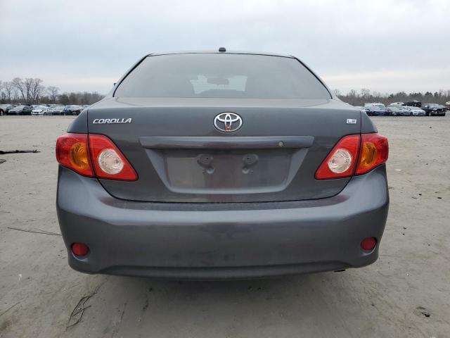 2T1BU40E29C187826 - 2009 TOYOTA COROLLA BASE GRAY photo 6