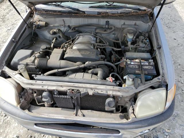 5TBRT34162S255618 - 2012 TOYOTA TUNDRA ACCESS CAB ვერცხლისფერი ფოტო 11