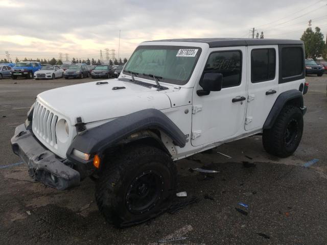 1C4HJXDG3JW180492 - 2018 JEEP WRANGLER U SPORT Білий фото 1