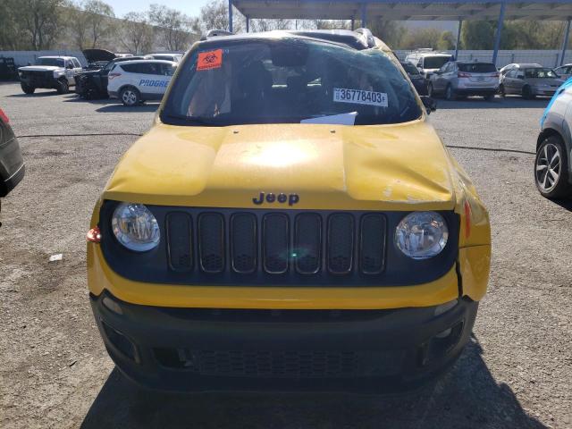 ZACCJABBXJPH35997 - 2018 JEEP RENEGADE LATITUDE YELLOW photo 5