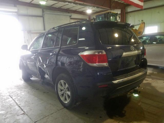 5TDBK3EH8BS066444 - 2011 TOYOTA HIGHLANDER BASE  фото 3