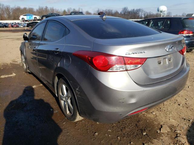 KMHDH4AE1BU137256 - 2011 HYUNDAI ELANTRA GLS BLACK photo 2