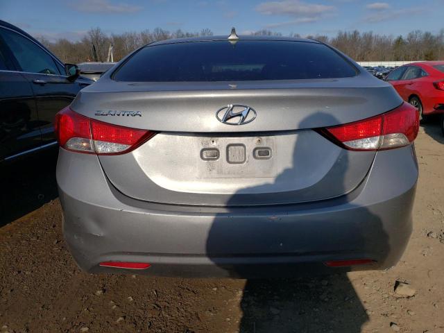 KMHDH4AE1BU137256 - 2011 HYUNDAI ELANTRA GLS BLACK photo 6