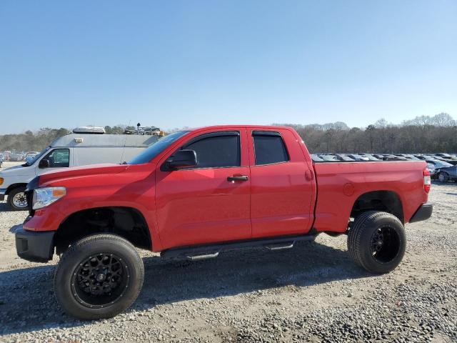 5TFUM5F13FX063919 - 2015 TOYOTA TUNDRA DOUBLE CAB SR/SR5 RED photo 1