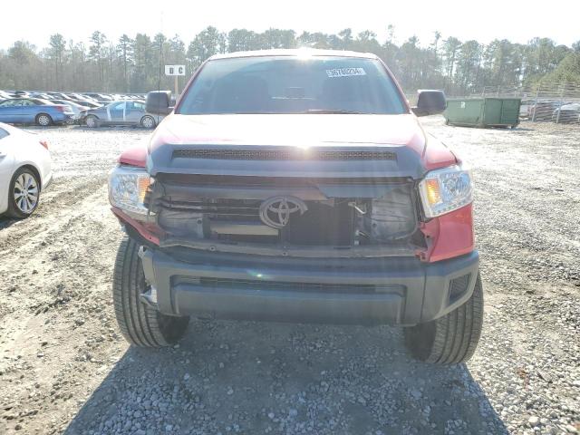 5TFUM5F13FX063919 - 2015 TOYOTA TUNDRA DOUBLE CAB SR/SR5 RED photo 5