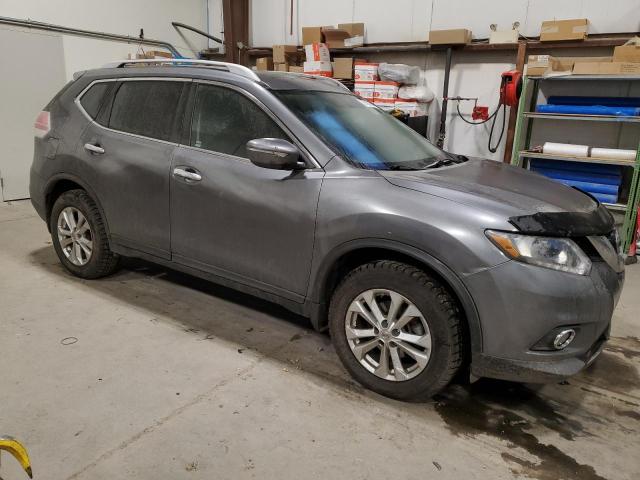 5N1AT2MVXEC841550 - 2014 NISSAN ROGUE S GRAY photo 4