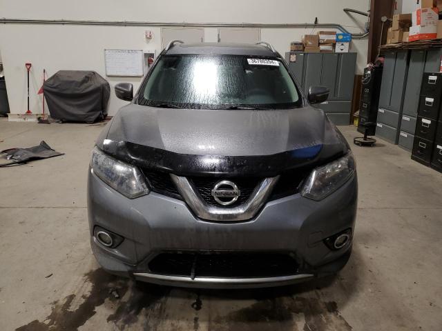 5N1AT2MVXEC841550 - 2014 NISSAN ROGUE S GRAY photo 5