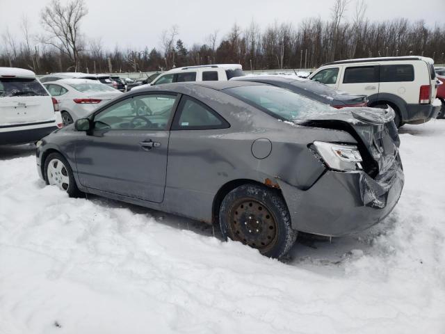 2HGFG11609H539078 - 2009 HONDA CIVIC LX GRAY photo 2