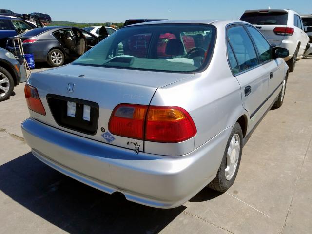 1HGEN1643YL000321 - 2000 HONDA CIVIC GX  photo 4