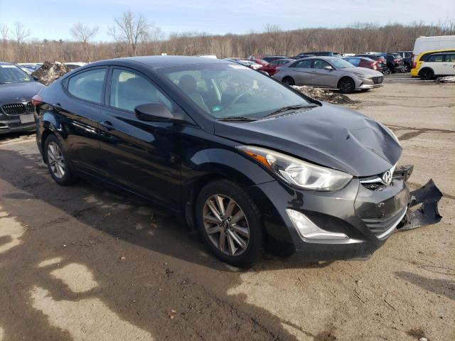 5NPDH4AE0EH500603 - 2014 HYUNDAI ELANTRA SE BLACK photo 4