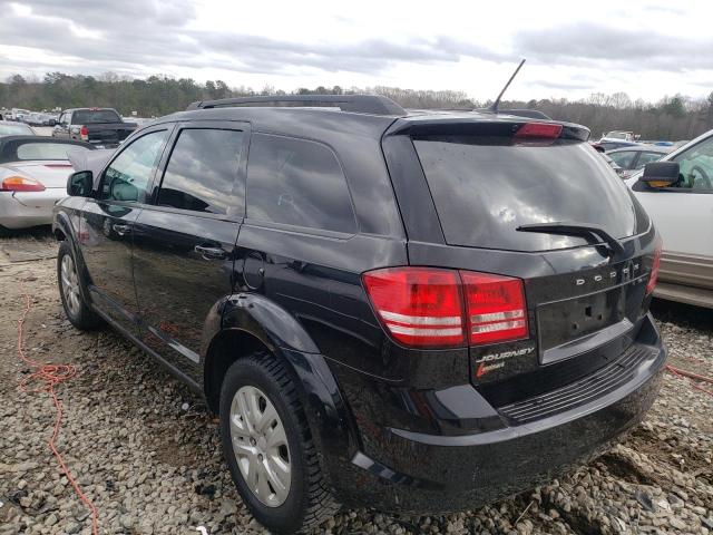 3C4PDCAB3JT446572 - 2018 DODGE JOURNEY SE BLACK photo 2