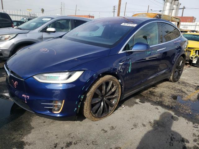 5YJXCBE24GF027824 - 2016 TESLA MODEL X BLUE photo 1