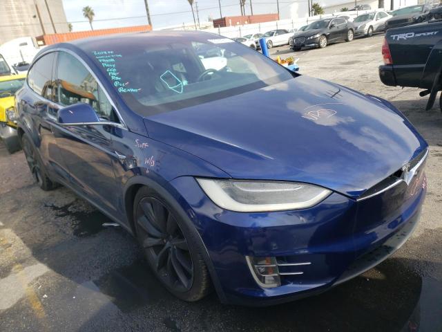 5YJXCBE24GF027824 - 2016 TESLA MODEL X BLUE photo 4