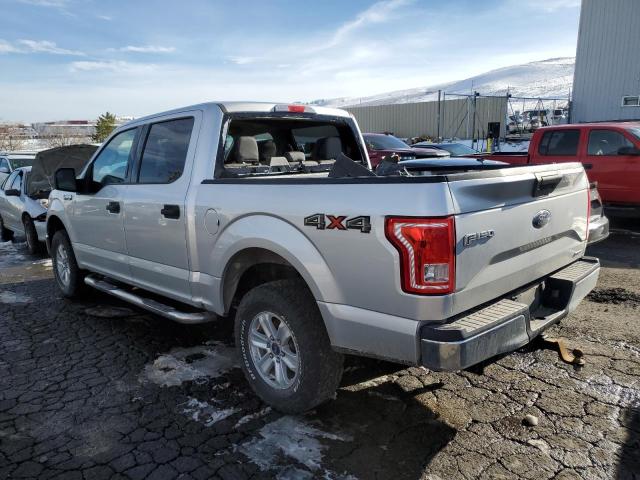 1FTEW1EF5GKE97181 - 2016 FORD F150 SUPERCREW SILVER photo 2