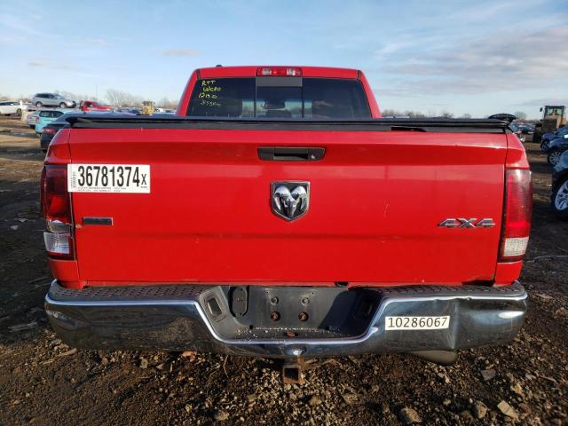 1C6RR7GT0DS657033 - 2013 RAM 1500 SLT RED photo 6