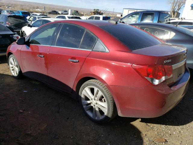 1G1PG5SB7F7267246 - 2015 CHEVROLET CRUZE LTZ RED photo 2