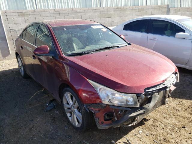 1G1PG5SB7F7267246 - 2015 CHEVROLET CRUZE LTZ RED photo 4