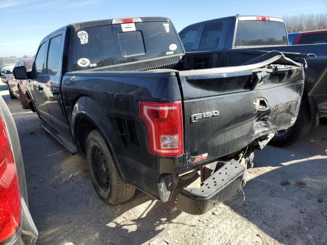 1FTEW1CP1HKC43111 - 2017 FORD F150 SUPERCREW BLACK photo 2