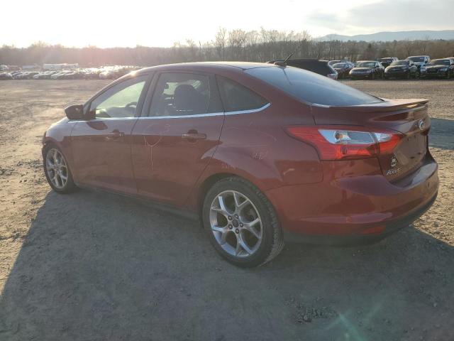 1FADP3J2XDL111163 - 2013 FORD FOCUS TITANIUM RED photo 2