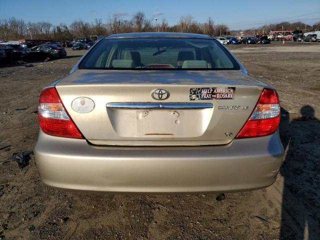 4T1BF30K54U574520 - 2004 TOYOTA CAMRY LE GOLD photo 6