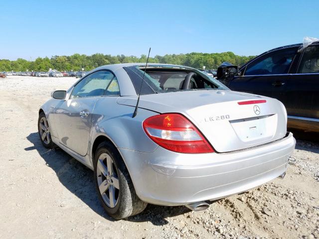 WDBWK54F77F167137 - 2007 MERCEDES-BENZ SLK 280  photo 3