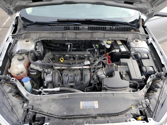 3FA6P0G72KR214537 - 2019 FORD FUSION S SILVER photo 11