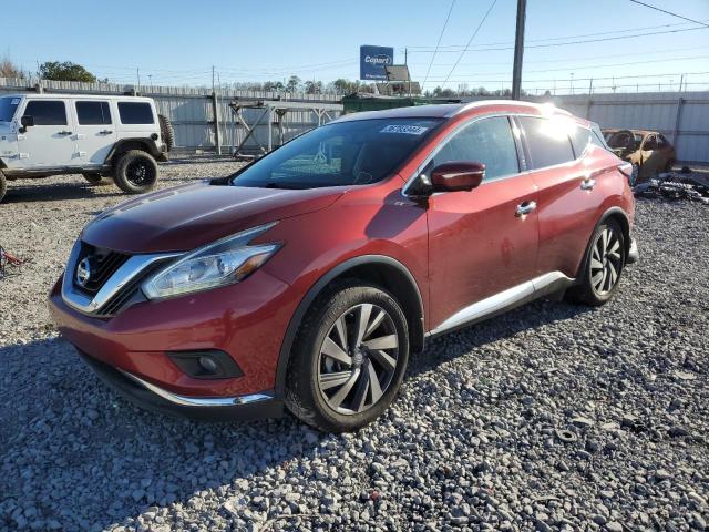 5N1AZ2MG1FN254420 - 2015 NISSAN MURANO S RED photo 1