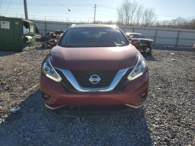 5N1AZ2MG1FN254420 - 2015 NISSAN MURANO S RED photo 5