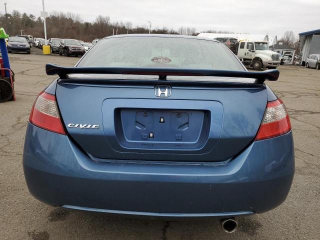 2HGFG12869H536864 - 2009 HONDA CIVIC EX BLUE photo 6