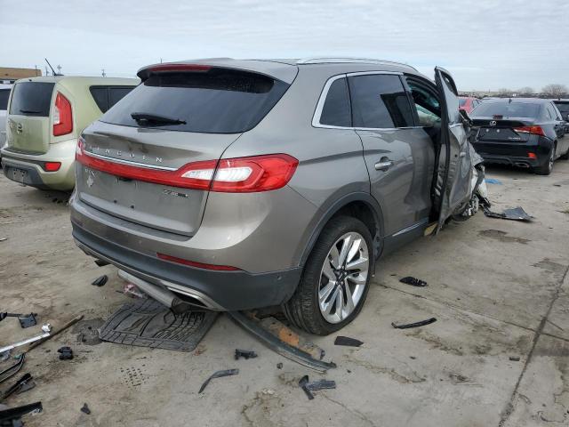 2LMPJ6LPXGBL62269 - 2016 LINCOLN MKX RESERVE GRAY photo 3