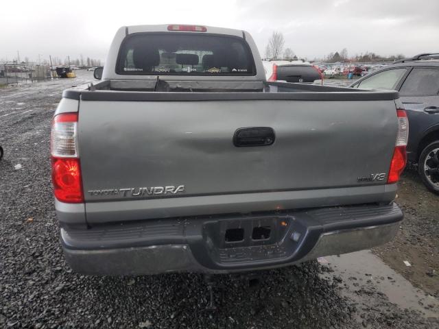 5TBET34146S530505 - 2006 TOYOTA TUNDRA DOUBLE CAB SR5 SILVER photo 6