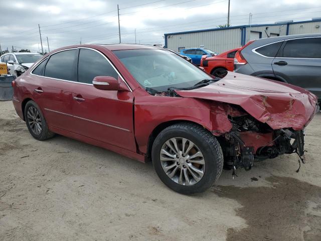 KMHFC4DF4BA536966 - 2011 HYUNDAI AZERA GLS RED photo 4