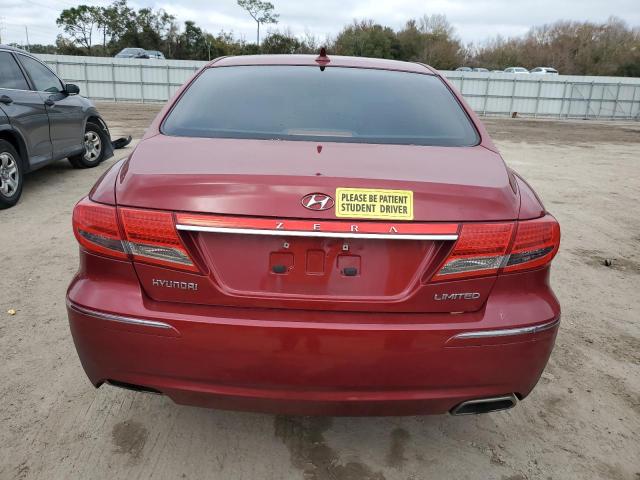 KMHFC4DF4BA536966 - 2011 HYUNDAI AZERA GLS RED photo 6