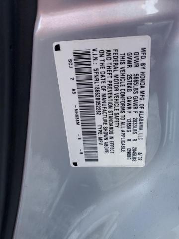 5FNRL18662B052282 - 2002 HONDA ODYSSEY EX SILVER photo 13