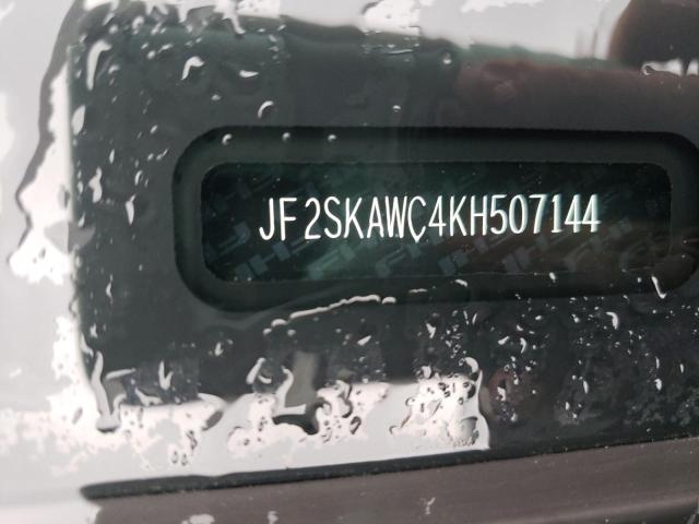 JF2SKAWC4KH507144 - 2019 SUBARU FORESTER TOURING BLACK photo 13