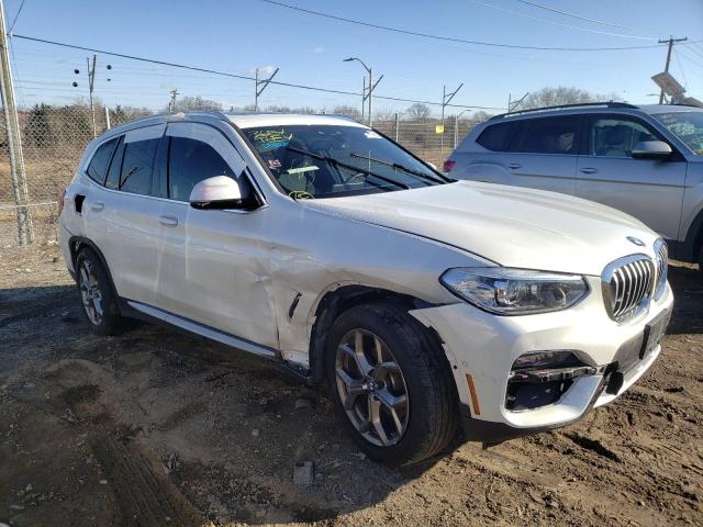 5UXTY5C06L9D68506 - 2020 BMW X3 XDRIVE30I WHITE photo 4