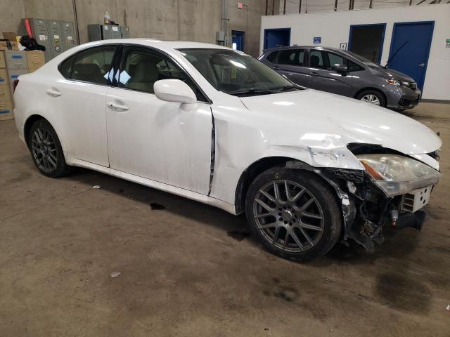 JTHCK262172014062 - 2007 LEXUS IS 250 WHITE photo 4