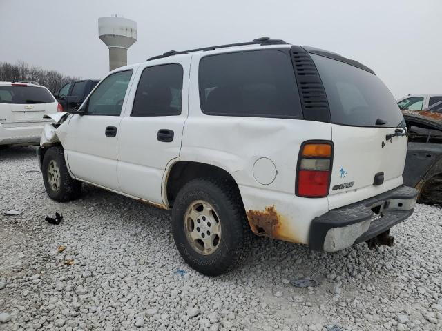 1GNEC13Z16R136503 - 2006 CHEVROLET TAHOE C1500 WHITE photo 2