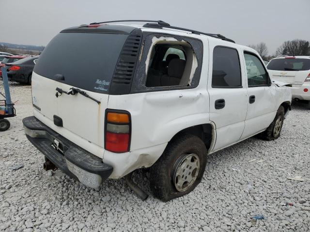 1GNEC13Z16R136503 - 2006 CHEVROLET TAHOE C1500 WHITE photo 3