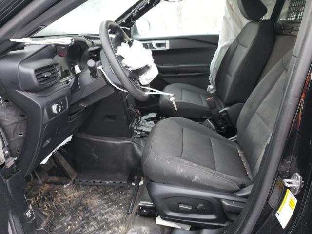 1FM5K8AB2MGA18037 - 2021 FORD EXPLORER POLICE INTERCEPTOR Schwarz Foto 7