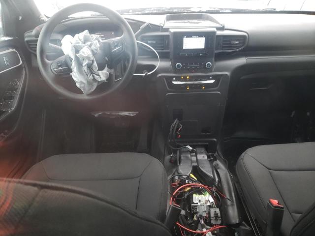 1FM5K8AB2MGA18037 - 2021 FORD EXPLORER POLICE INTERCEPTOR Schwarz Foto 8